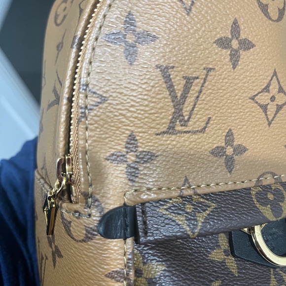 Louis Vuittan Reverse Monogram Palm Springs Mini Backpack - Picture 7 of 7